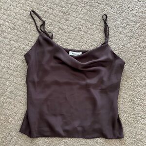 Aritzia Babaron Cowl Neck Cami - Size M *NWOT*